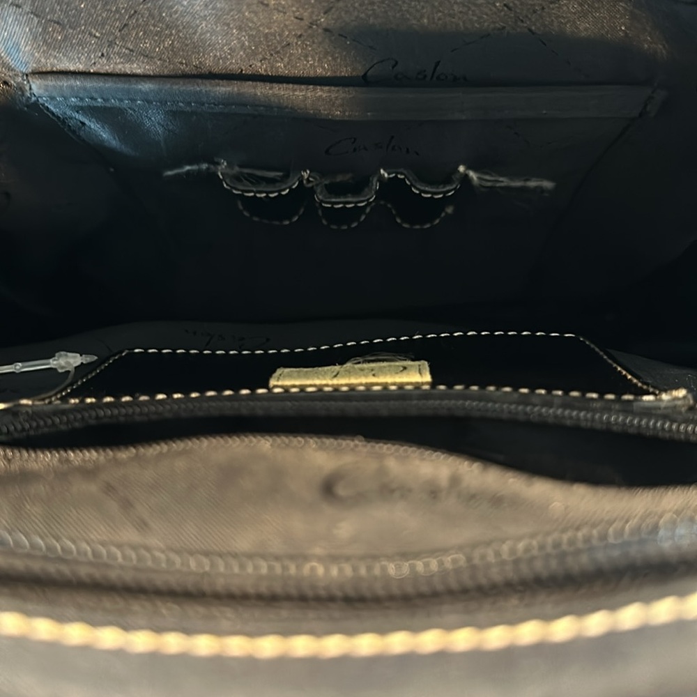 Very nice Leather and Nylon Canvas backpack by Cole Haan - Picture 6 of 7